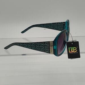 227 blue green sunglasses